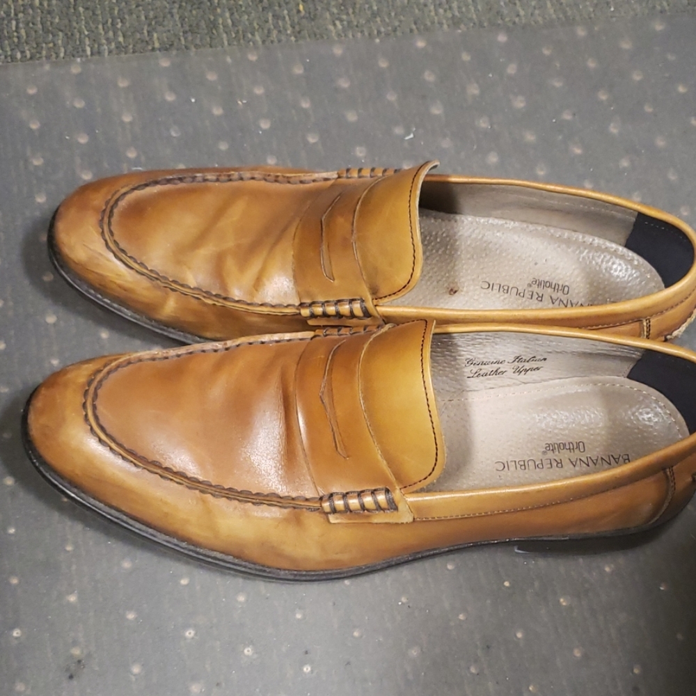 Brown Leather Loafers